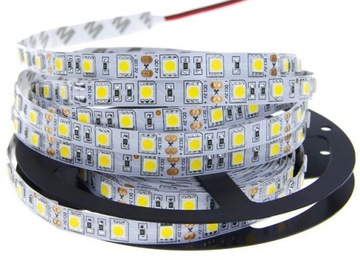 Taśma LED 5050 60 led/m 300 smd IP20 biała ZIMNA 1