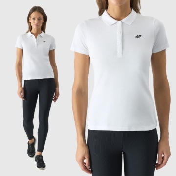 4F ЖЕНСКАЯ СПОРТИВНАЯ ФУТБОЛКА ПОЛО BASIC SS24