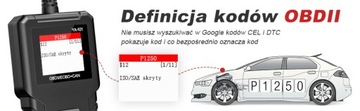 Диагностический тестер OBD2 CHECK ENGINE Сканер