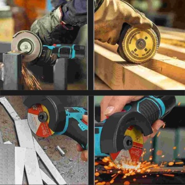 АККУМУЛЯТОРНАЯ УГЛОВАЯ ШЛИФОВАЛЬНАЯ МАШИНА 2XAKU 18500 ОБ/МИН РЕЗКА + 3 ДИСКОВ