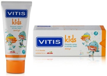 Зубна паста VITIS KIDS для дітей від 6 місяців до 6 років Вишнева