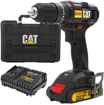 Wiertarka udarowa CAT DX155 18V 50Nm 1x2Ah oświetlenie LED