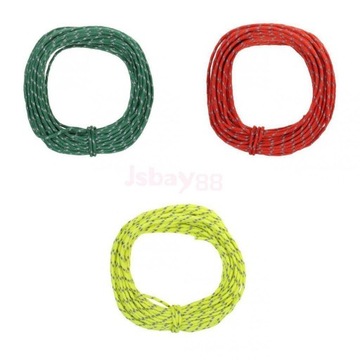 Светоотражающая веревка из паракорда, 2x50 футов, 2 шт.