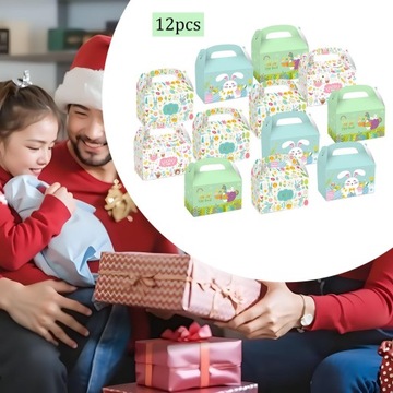 12 коробок для яиц с кроликами для пасхальных угощений. Симпатичные коробки для яиц с кроликами, стиль Happy 4.