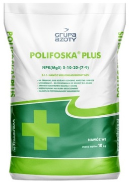 POLIFOSKA PLUS NAWÓZ UNIWERSALNY DO TRAWY TRAWNIKA WIOSENNY JESIENNY 10KG
