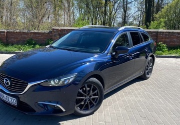 Mazda 6 III Kombi 2.2 SKYACTIV-D I-ELOOP 150KM 2015 Mazda 6 6 GT-Line LIFT Sportbreak 2.2D SkaAct...