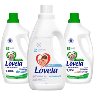 Lovela Family Płyn do Prania 2x1,85L + Odplamiacz