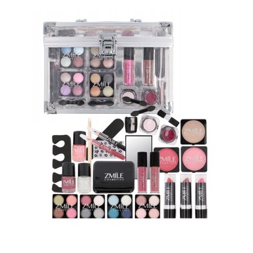 KUFEREK KOSMETYKAMI MAKIJAŻU PREZENT 5-15 lat 42el