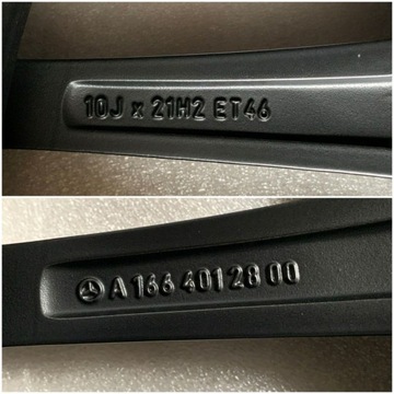 21' RÁFKY MERCEDES AMG GLS X166 10J ET46 A1664012800 KOMPLET