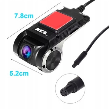 WIDEOREJESTRATOR SAMOCHODOWY KAMERA AUTO