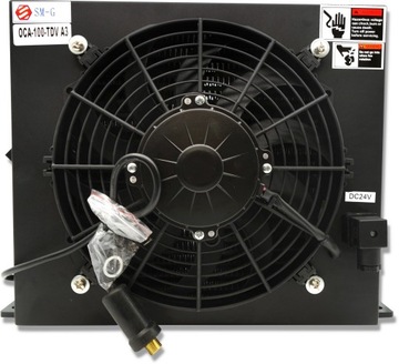 CHŁODNICA OLEJU HYDRAULICZNEGO 100 l/min DC24V