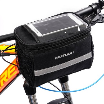TORBA ROWEROWA Z ETUI NA KIEROWNICĘ METEOR BATURA
