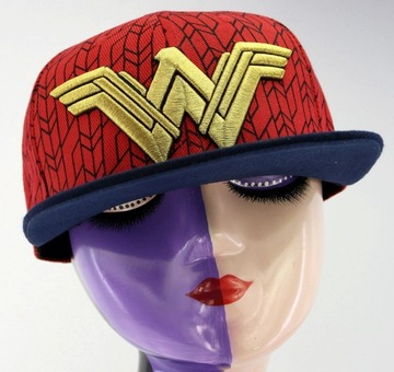 Czapka z daszkiem młodzieżowa damska męska WONDER WOMAN DC-Comics 55-60cm