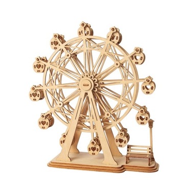 Robotime Drewnian Puzzle 3D-Diabelski Młyn PREZENT