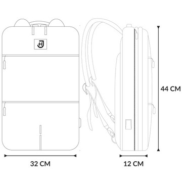 Функциональный рюкзак для ноутбука 15 6 Мужской водонепроницаемый черный USB-порт