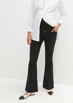 Bonprix rkk SPODNIE CIĄŻOWE DZWONY 38