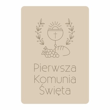 Tabliczka do zdjęć rekwizyt KOMUNIA ŚWIĘTA