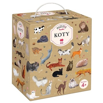 Puzzle 60 Puzzlowe Czuczu KOTY