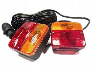 ZESTAW LAMP ŚWIATEŁ DO PRZYCZEPY PRZYCZEP NA ŚRUBY