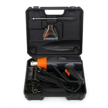 ЭЛЕКТРИЧЕСКАЯ ТЕПЛОВАЯ ПИСТОЛЕТКА 2000ВТ 4 ФОРСУНКИ 2 ШЕСТЕРНИ KD10390