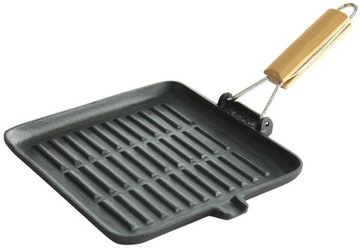 Patelnia grillowa Kinghoff 24 cm żeliwna