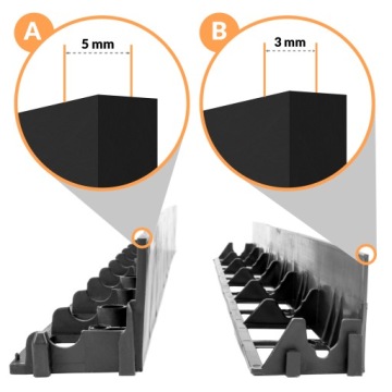 Бордюр садовый 4,5см Бордюр ЭКО-ПЛЮС + 3 анкера