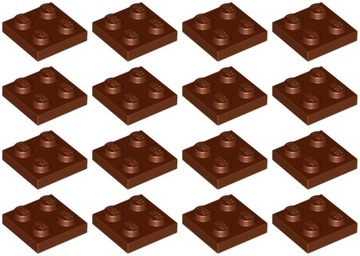 Lego 3022 Płytka 2X2 Brązowa 16 szt.