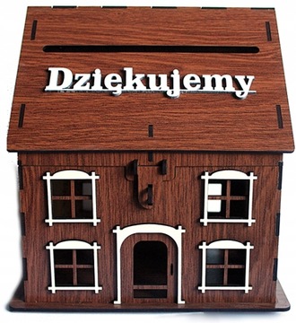 DOMEK pudełko koperty ŻYCZENIA ślub skrzynka na życzenia młoda para