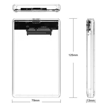 КОРПУС ДЛЯ ДИСКОВ 2,5 ДЮЙМА, ОТДЕЛЕНИЕ ДЛЯ ЖЕСТКОГО ДИСКА SATA USB 3.0