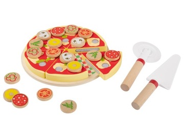 Pizza Zestaw Drewniany dla dzieci drewniana Pizza
