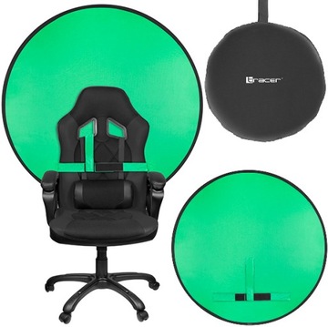 Tło fotograficzne zielone Tracer Green Screen średnica 110cm