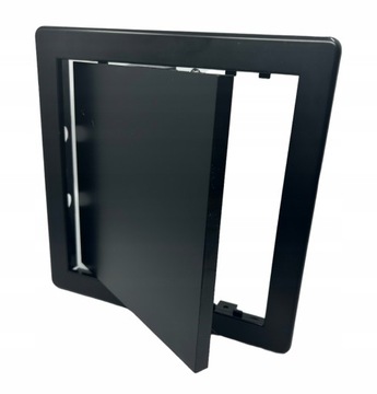 DRZWICZKI REWIZYJNE PLASTIKOWE 20X20cm CZARNE 200X200mm ABS AWENTA