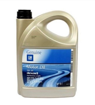 Olej General Motors GM DEXOS2 5W30 5L + GRATIS