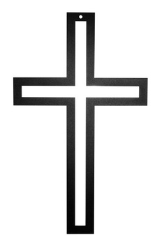 KRZYŻ METALOWY na ścianę dewocjonalia Z5 50cm