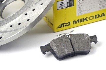 MIKODA GT 278мм диски+колодки ЗАДНИЕ Opel VECTRA C