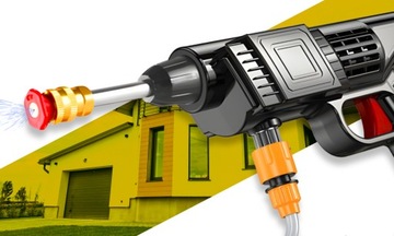 АККУМУЛЯТОРНАЯ МАШИНА ПОД ДАВЛЕНИЕМ, НАБОР ДЛЯ БЕСПРОВОДНОЙ МОЕЧНОЙ МАШИНЫ — 2 АККУМУЛЯТОРА