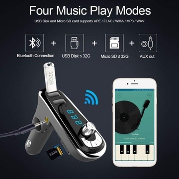 Bluetooth FM-передатчик, автоматическая машина