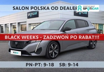 Peugeot 2022 Peugeot 308 1.2 PureTech Allure Pack SS EAT8 SalonPL FVat Od Reki Zadbany