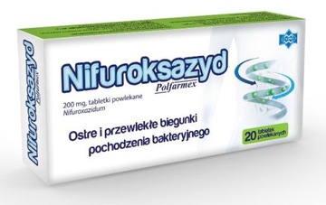 Nifuroksazyd Polfarmex, 20 tabletek