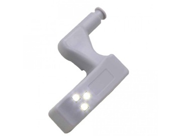 LAMPKA DO SZAFKI SZAFY NA ZAWIAS DRZWICZKI 3 LED
