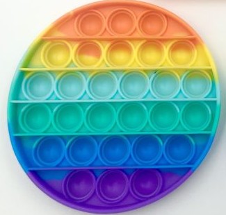 STRESS PUSH POP-IT BUBBLE FIDGET TOYS КОЛЕСО ГАЛАКТИКИ