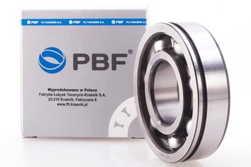 Łożysko kulkowe 6208 N C3 PBF FŁT 40x80x18 POLSKIE