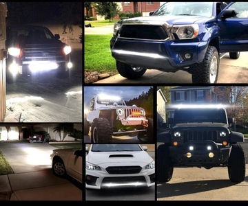 Галогенная рабочая лампа, светодиодное освещение, 31 см, 360 Вт, 12–24 В постоянного тока