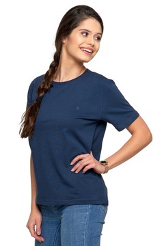 T-Shirt Damski Bawełna PREMIUM Wygodna Luźna Koszulka Gładka MORAJ L