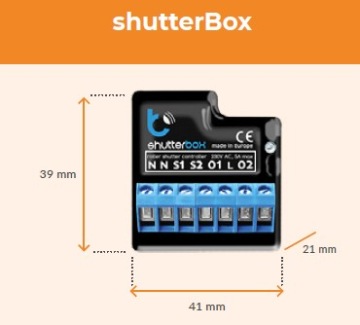 Контроллер рольставен Shutterbox Blebox 230 В