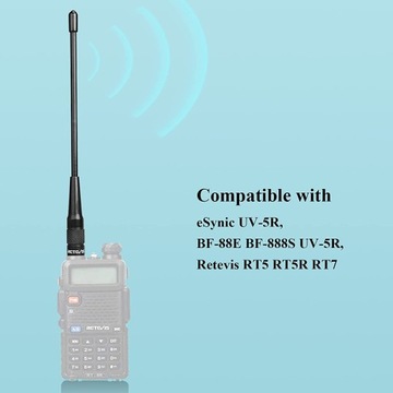 Антенна Retevis RHD701 для рации VHF/UHF (1 шт.)