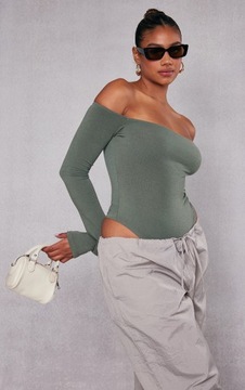 PRETTYLITTLETHING BODY HISZPANKA NA DŁÓGI RĘKAW RXS D587103