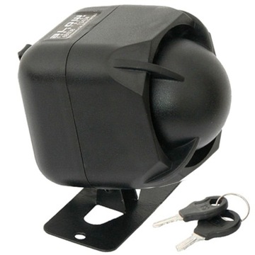 SYRENA ALARMOWA SYRENKA Z ZASILANIEM 20W 12V