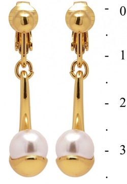 DŁUGIE KLIPSY PERŁA ZŁOTE PERŁKI SWAROVSKI COLIBRA