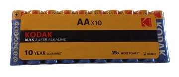 BATERIA ALKALICZNA MAX AA 10 KODAK LR06 PALUSZKI